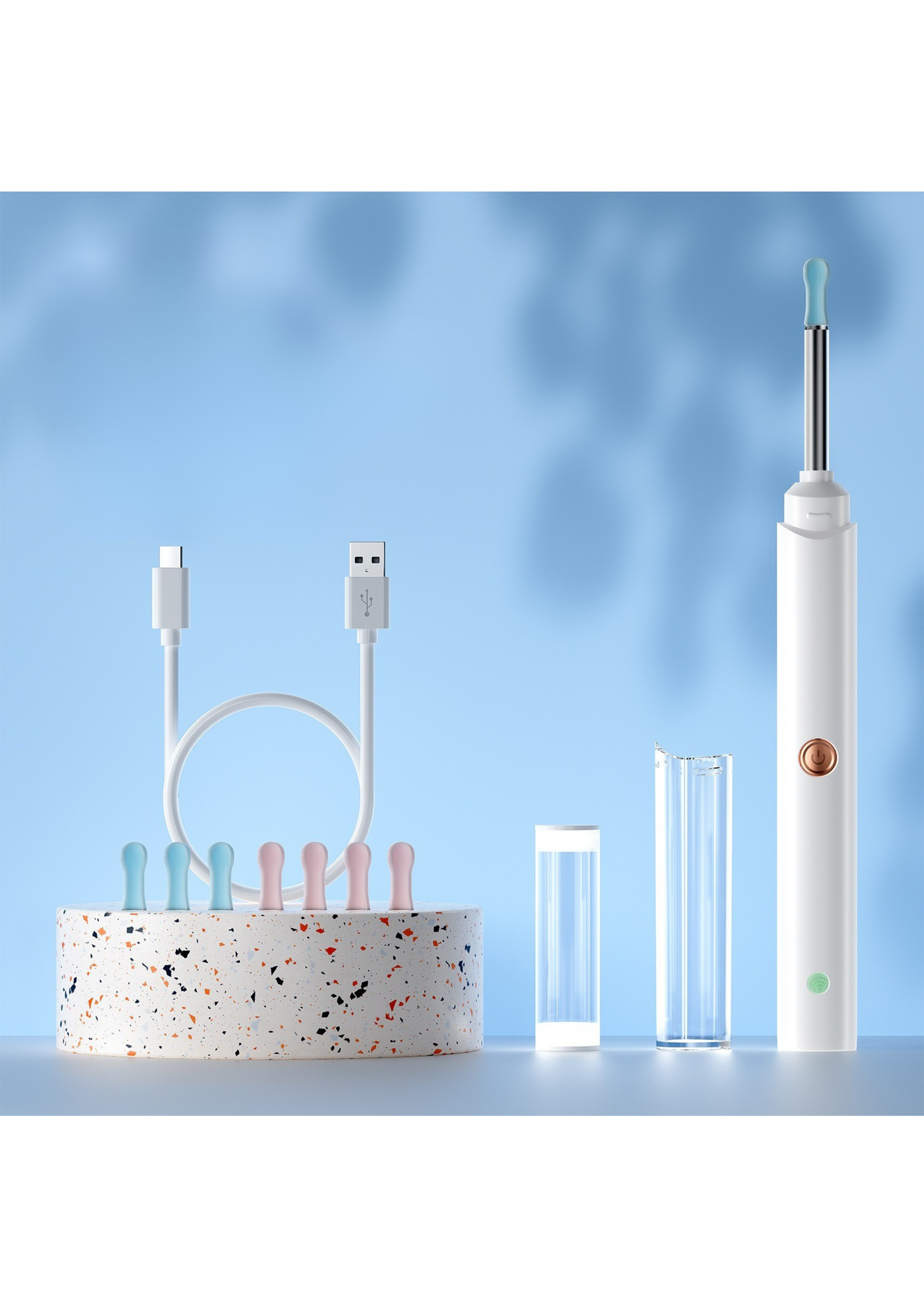 öronvaxrengörare med kamera