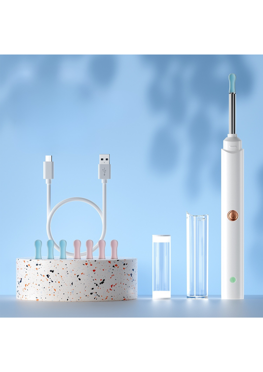 öronvaxrengörare med kamera