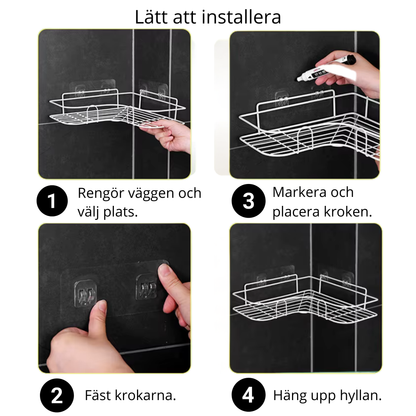 Dusch hylla - Slipp stökig ducsh